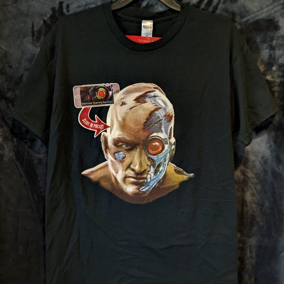Moving Eye T-shirt -  Black - Cyborg -NWT - Picture 1 of 5